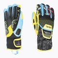 Guanti da sci per bambini Level Worldcup Jr Cf yellow/blue
