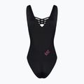 Costume intero da donna EA7 Emporio Armani Water Sports BW Tape nero 2