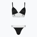 Costume da bagno due pezzi da donna EA7 Emporio Armani Water Sports BW Maxi Logo bianco/nero 2