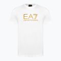 Uomo EA7 Emporio Armani Train Gold Label Tee Pima Big Logo bianco