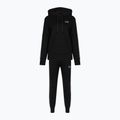 Tuta da donna EA7 Emporio Armani Train Extended Logo nero/logo bianco