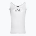 Canotta donna EA7 Emporio Armani Train Shiny bianco/logo nero