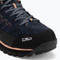Stivali da trekking da donna CMP Moon Low Wp blue ink/sunrise 7