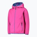 Giacca softshell da bambino CMP Fix Hood fuxia 3