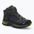 Stivali da trekking da uomo CMP Rigel Mid grigio/giallo fluo
