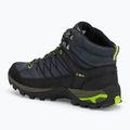 Stivali da trekking da uomo CMP Rigel Mid grigio/giallo fluo 3