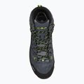 Stivali da trekking da uomo CMP Rigel Mid grigio/giallo fluo 5