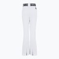 Pantaloni da sci donna EA7 Emporio Armani Ski Kitzbuhel Softshell a vita alta bianco 2