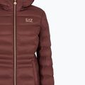 Giacca donna EA7 Emporio Armani Train Core Plus Eco Down Medium imbottita color porpora 3