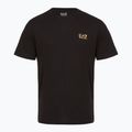 T-shirt da uomo EA7 Emporio Armani in cotone Pima Core Identity nero