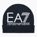 EA7 Emporio Armani Mountain Visibility Beanie berretto invernale blu/bianco
