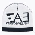 EA7 Emporio Armani Mountain Visibility Beanie berretto invernale blu/bianco 4