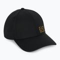 EA7 Emporio Armani TrainCore IdentityLogo berretto da baseball nero / oro