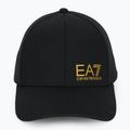 EA7 Emporio Armani TrainCore IdentityLogo berretto da baseball nero / oro 2