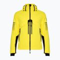 Giacca da sci EA7 Emporio Armani Uomo Kitzbuhel Protectum Logo giallo acceso