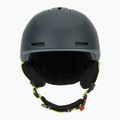 Casco da sci Briko Aran matt shark gray/light gray/electric lime 2
