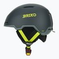 Casco da sci Briko Aran matt shark gray/light gray/electric lime 3