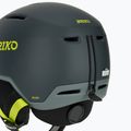 Casco da sci Briko Aran matt shark gray/light gray/electric lime 8