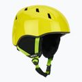 Casco da sci per bambini Briko Makalu Jr shiny sunflower yellow/lineade green