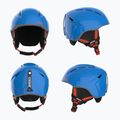 Casco da sci junior Briko Makalu Jr shiny lochmara blue/pomegranate red