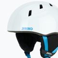 Casco da sci junior Briko Makalu Jr shiny white/lochmara blue 7