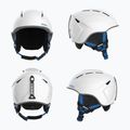 Casco da sci junior Briko Makalu Jr shiny white/lochmara blue