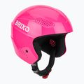Casco da sci per bambini Briko Elias Jr shiny neon pink