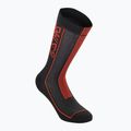 Calze da ciclismo da uomo Alpinestars Summer 22 nero/rosso brillante 4
