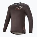 Alpinestars Alps 6.0 V2 a maniche lunghe da ciclismo da uomo nero/corallo