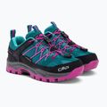 Stivali da trekking CMP da bambino Rigel Low Wp blu 3Q54554/24EL 4