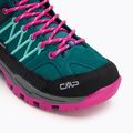 Scarponi da trekking junior CMP Rigel Mid lago / rosa fluo 7