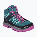 Scarponi da trekking junior CMP Rigel Mid lago / rosa fluo 8