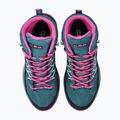 Scarponi da trekking junior CMP Rigel Mid lago / rosa fluo 11