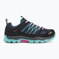 CMP scarponi da trekking per bambini Rigel Low Wp b.blu/acqua 2