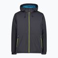 Giacca invernale da uomo CMP Fix Hood grigio scuro 32Z1847/U423 10