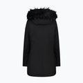 Cappotto CMP donna con cappuccio a zip impermeabile nero 32K3196F/U901 3