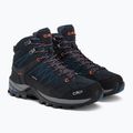 Stivali da trekking da uomo CMP Rigel Mid Wp blu navy 3Q12947/27NM 4