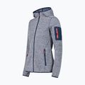 Felpa donna CMP in pile grigio 3H19826/02MM 7