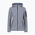 Felpa donna CMP in pile grigio 3H19826/02MM 8