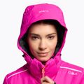 Giacca da sci CMP donna rosa e arancione 31W0226/H924 5