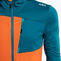 Felpa trekking CMP uomo arancio e blu 33G6597/C550 3
