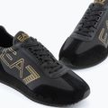 EA7 Emporio Armani Nero & Bianco Vintage scarpe triple nero/oro 2