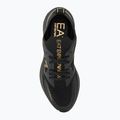 EA7 Emporio Armani Nero e Bianco Altura Knit scarpe triple nero/oro 5