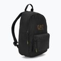 EA7 Emporio Armani Train Core 6 l nero / oro logo zaino urbano per bambini 2