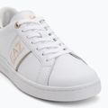 EA7 Emporio Armani Classic Logo scarpe con dettagli in bianco/oro 7