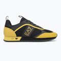 EA7 Emporio Armani Scarpe con lacci bianche e nere nero/ muschio antico 2