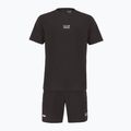 EA7 Emporio Armani Ventus7 set nero T-shirt + pantaloncini