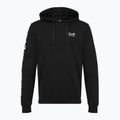 Emporio Armani Uomo EA7 Train Logo Series Extended Logo Hoodie nero / bianco