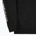 Emporio Armani Uomo EA7 Train Logo Series Extended Logo Hoodie nero / bianco 3