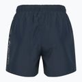 Pantaloncini da bagno EA7 Emporio Armani da uomo con logo oversize armani blu / argento 2